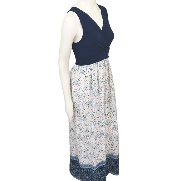MODCLOTH Gilli Faux Wrap Floral Sleeveless Maxi Dress SZ 4 - Picture 4 of 10